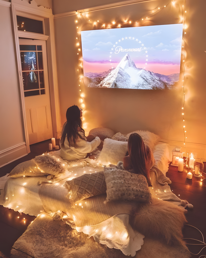 SUDDUS Indoor String Lights with Remote, Plug-in Warm White Fairy Lights with Timer & 8 Modes, Dimmable Waterproof Twinkle Lights for Bedroom, Tree, Patio, Garden, Party