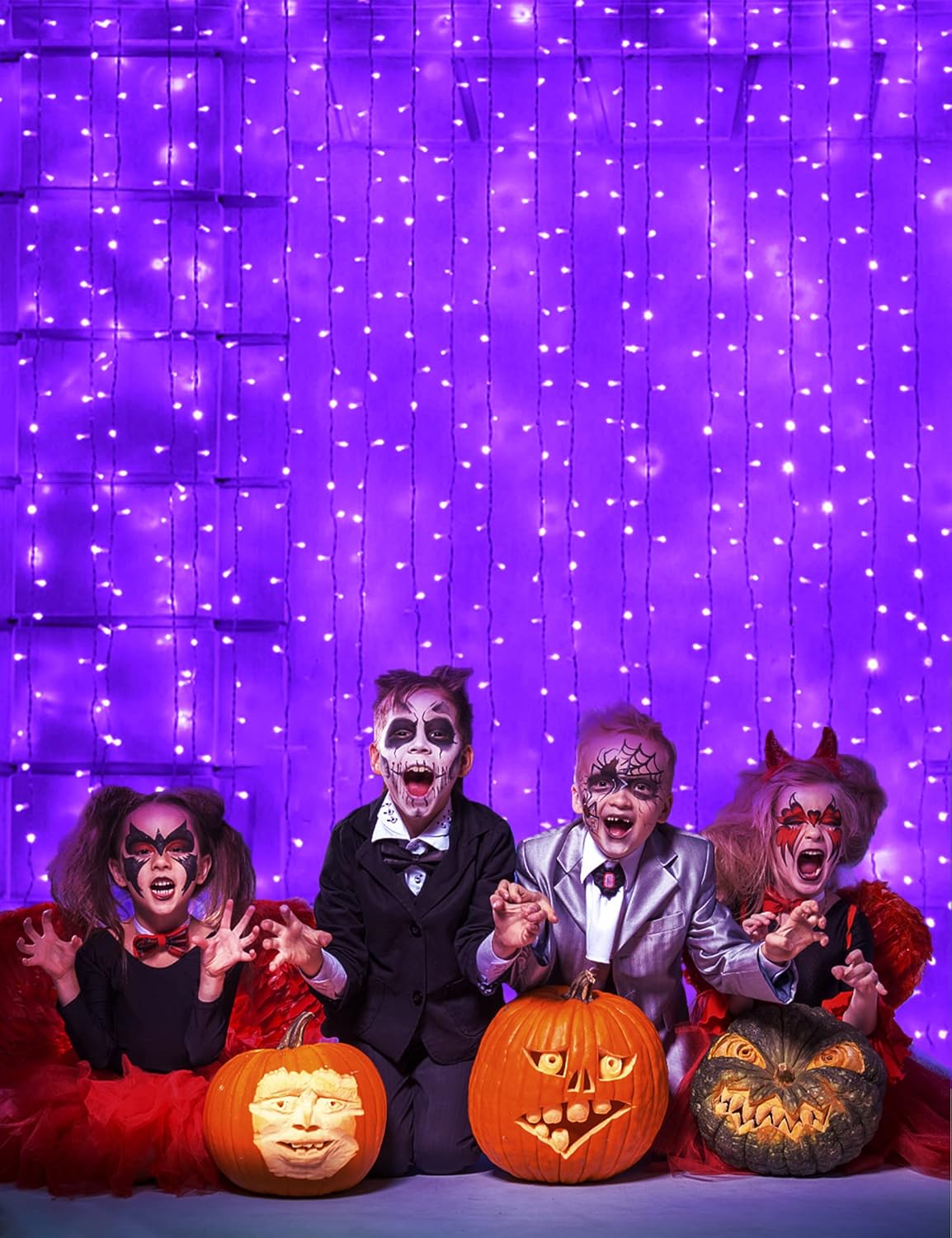 SUDDUS Curtain Fairy Lights, 200 LED USB String Lights for Bedroom, 6.5x6.5ft Hanging Lights with Remote & Timer, Indoor Outdoor Window Backdrop Decor for Christmas, Wedding, Party