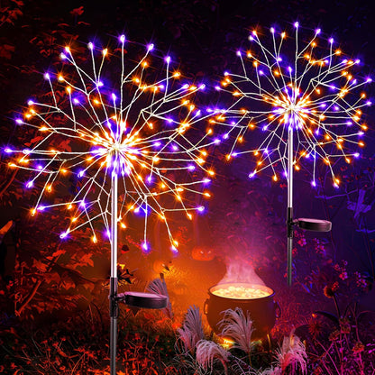 SUDDUS Solar Firework Garden Lights – 2 Pack 150 LED Outdoor Waterproof Fairy Lights for Yard, Pathway, Patio, Party & Holiday Decor